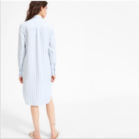 Nwt Everlane linen striped dress - Picture 3 of 6